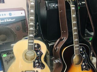 Легендарная Гитара Gibson J-200 и другие брендовые акустические и электроакустические гитары