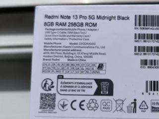 Xiaomi Redmi Note 13 Pro 5g 8/256 gb Noi! Новые! foto 3