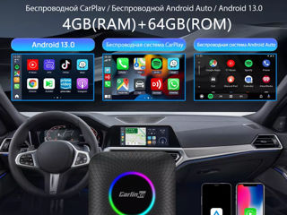 Carlinkit беспроводной адаптер Carplay / Android Auto / YouTube foto 3