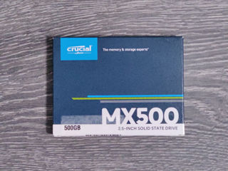 500GB SSD 2.5 inch Sata TLC / Crucial MX500 / Nou Sigilat / New Sealed / Новый Запечатанный