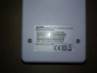 Powerline ZyXEL 500Mbps 4-Port Gigabit Adapter foto 3
