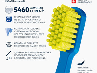 Set 3 periuțe de dinți Curaprox 5460 Ultra Soft, producător Elveția foto 5