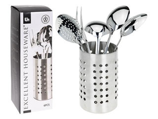 Set Ustensile Pentru Bucatarie Eh 6Buc, Inox