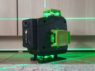 Лазерный уровень 4D - 16 линий + 2 аккумулятора +полный набор креплений ! С светодиодами Sharp foto 4