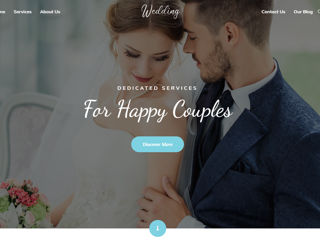 Создаем сайт для Свадебного агентства