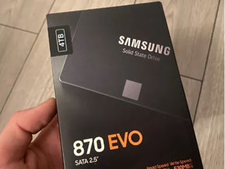 SSD Samsung EVO 870 (4 TB) 2.5"(Новые, Запечатанные)