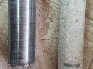Алмазное сверление под вытяжку и коммуникации, резка бетона.