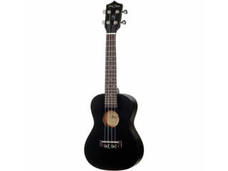 Ukulele Concert Harley Benton UK-12C Black. livrare în toată Moldova, plata la primire. foto 1