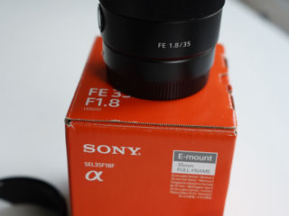 Sony FE 35mm f/1.8 Full Frame Lens. SEL35F18F foto 3