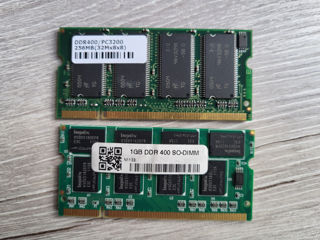 laptop ram DDR-400 1GB + 256MB SO-DIMM