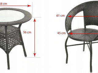 Set mobilier de gradina SATURN JUMI / Achitare 6-12 rate / Livrare / Garantie 2 ani foto 9