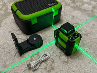 Laser  Huepar HM03CG 3D  12 linii + case + acumulator +  magnet + livrare gratis