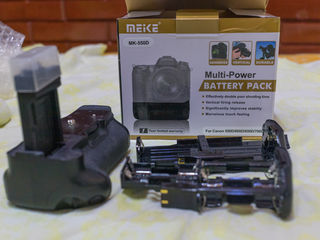 Вертикальный батарейный блок для Canon EOS 550D 600D 650D 700D foto 1
