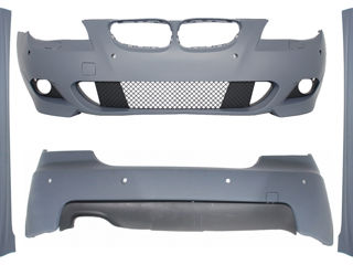 Kit Exterior compatibil cu BMW Seria 5 E60 (2003-2007) M-Technik Design cu PDC 24mm foto 1