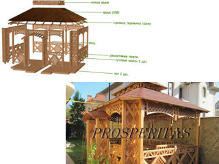 Дизайн проекты с конструкторскими  расчётами беседок, террас - профессионалами с 20 летним стажем ! foto 2