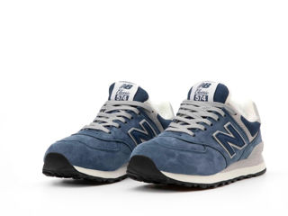 New Balance 574 Blue cu blana / с мехом foto 4