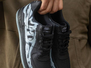 Nike Air Force 1 Low Skeleton Black foto 3