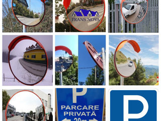 Дорожные знаки, таблицы, парковочные шлагбаумы. Indicatoare rutiere, tablite, bariere de parcare