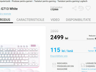 Keyboard Tastatură Logitech G713 foto 5