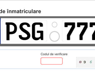 Numere de inmatriculare PSG 777