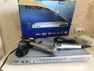 продам  караоке DVD  проигрыватель   NEO   2286 в комплекте два микрофона foto 2