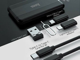 Hoco Telefon multifuncțional Hoco cablu de încărcare rapidă tip C Adaptor cablu micro USB foto 4