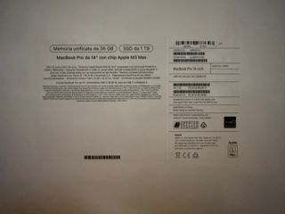 Apple MacBook Pro 14 M3 Max 14/30/36/1TB SPB 2899€ in Stock !!! foto 4