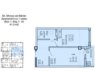 Apartamente cu 1/2/3 odai - Mircea cel Batrin (Ciocana) foto 9