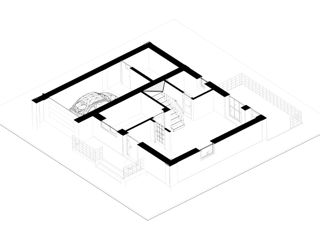 Casă de locuit individuală cu 2 niveluri / P+E / 116,4m2 / proiecte / construcții / 3D foto 7