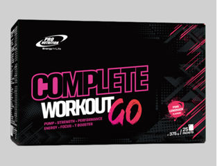 Complete Workout GO, Limonadă roz, 25 plicuri x 15g.