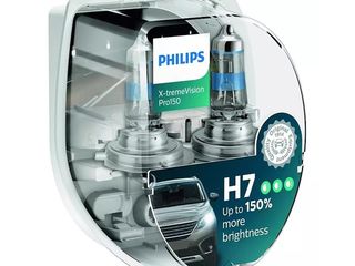 Philips +200% +150% Lampi Auto, Becuri Halogen 12V 55W PX26D Livrare foto 3