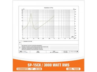 SUBWOOFER SP-15CX - 3000W RMS foto 5