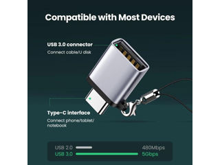 Adaptor Ugreen OTG Type-C la USB 3.0 SKU-50283 foto 5