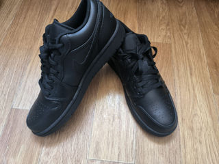 Nike Air Jordan 1 AJ1 Low Shoes Triple Black 553558-093 foto 4