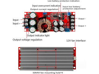 DC-DC converter (Up), In 12V, Out 93V(83V), 1200W foto 5