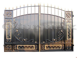 Copertine, porți,  gratii,garduri, balustrade,  uși metalice ,alte confecții din fier . foto 1