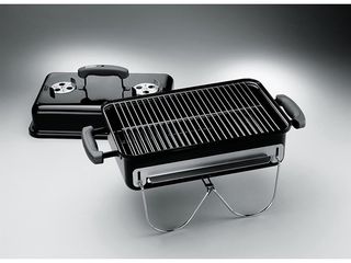 Weber Go-Anywhere black grill portabil pe carbuni gaz foto 1