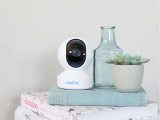 Camera IP Wireless Reolink E1, 3MP, 4mm, H.264, IR12m, Mic & Speaker, MicroSD