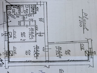 3-х комнатная квартира, 65 м², Центр, Резина