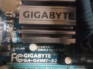 Продам материнскую плату 775 сокетGigabyte g41mt-s2 ddr3 foto 4