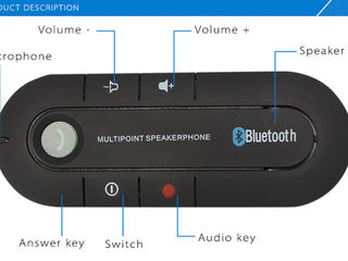 Hands-Free Bluetooth - Громкая связь - 250 лей.   Абсолютно новая громкая связь, при покупке  подклю foto 7