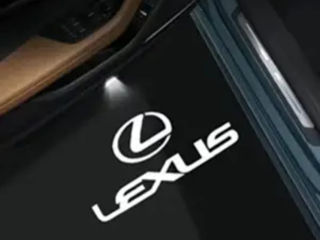 Подсветка дверей с логотипом для автомобиля Lexus foto 2