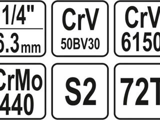 Yato set instrumente 56 piese  YT-14501 foto 5