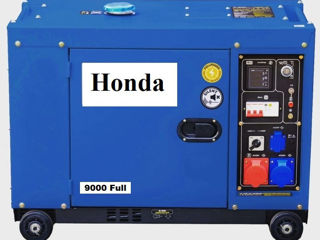 Generator racire cu lichid 12-kva full dizel honda , генератор 12квт фулл, хонда водянное охлаждение foto 3