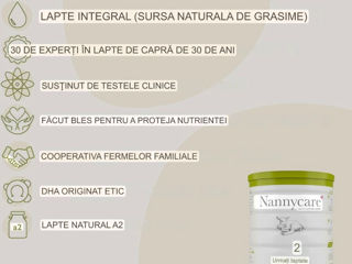 Nannycare Etapa 2 Lapte de capră 900 g Formulă de continuare pentru bebeluși(6-12 luni)cu vitamina D foto 20