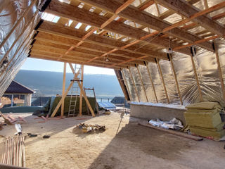 Сase din lemn.Construim la comanda case, terase, foisoare, acoperisuri. foto 14