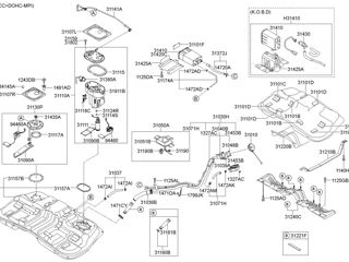 Датчик уровня топлива Hyundai / Kia 944602E200 ( 94460-2E200 ) не оригинал foto 4