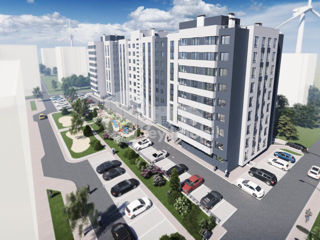 Apartament cu 2 camere, 56 m², Durlești, Chișinău