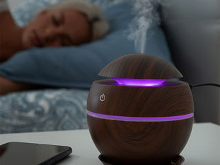 Umidificator de aer,aromaterapie,lampa de veghe Ультразвуковой увлажнитель воздуха с ароматераптей foto 2