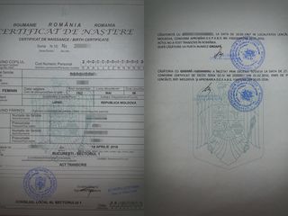 Acte RO, Buletin RO, Pasaport RO, Permis RO, Certificat RO foto 4